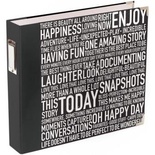 Альбом на кольцах Project Life by Becky Higgins - Album - 12 x 12 - Cloth - Cinnamon Edition