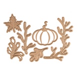 Ножі від Spellbinders - Fall/Thanksgiving Die Set - Small Die of the Month Club