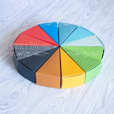 Набір паперових заготовок 003, ТМ Fabrika Dekoru, 6 штук, вибір кольору