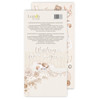 Набiр паперу для скрапбукiнгу Lemoncraft - Waiting for you, 15.2x30.5см, елементи для вирізання