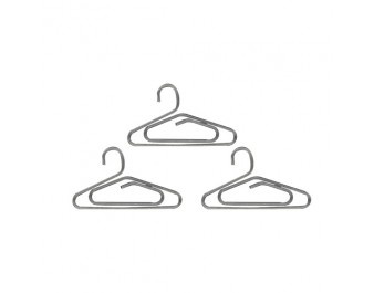 Прикраса від 7 Gypsies - Скрепки - тремпельки - Metal Hangers: Antique Silver, 12 шт., срібло