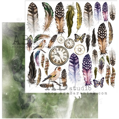 Аркуш скрап-паперу ABstudio - elements "Amazing life"