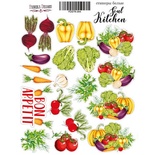 Набір наліпок (стікерів) 044 - Soul Kitchen - 1, ТМ Фабрика Декору