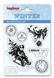 Набор силиконовых штампов от ScrapBerry's - Зима, набор 1