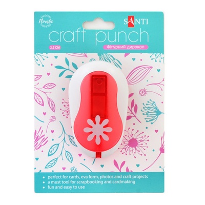 Дырокол фигурный, цветок Ромашка, 25 мм, ТМ Santi