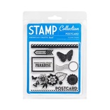 Набір акрилових штампів American Crafts - Acrylic Stamps - Postcard - Margarita