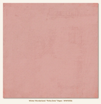 Аркуш скрап-паперу My Mind's Eye - Polka Dots, 30x30 см, двосторонній