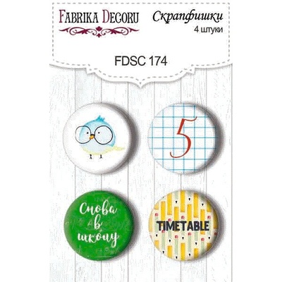 Набор скрапфишек Фабрика Декору из 4 шт., набор 174