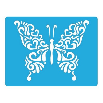 Маска - Фабрика Декору - Метелики завитки 2, 15смХ11см