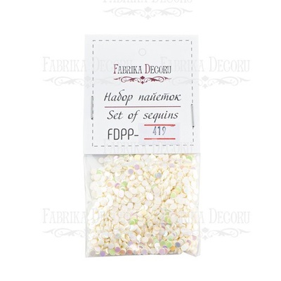 Набір паєток - 419, ТМ Фабрика Декору
