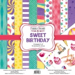 Набір скрап-паперу Sweet Birthday 20x20см, TM Fabrika Decoru
