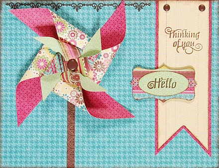 Трафарет HOTP - Playful Pinwheels Temp.