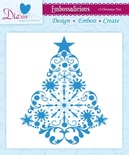 Папка для тиснення від Crafter's Companion - Embossalicious Embossing Folder - O'Christmas Tree15x15см