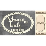 Набір чіпбордів TM Fabrika Decoru FDCH - 255, колір молочний, укр.