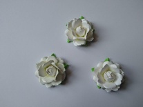 Трояндочка, колір айворі, 35x15 мм, 1 шт