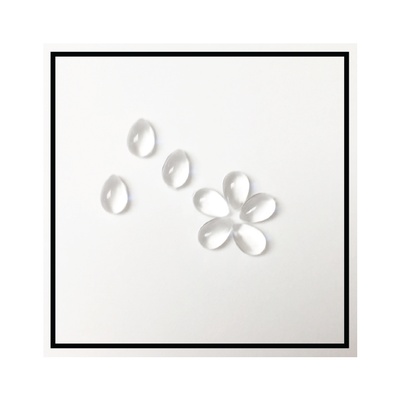 Капли дождя от Studio Katia, 6 мм x 4 мм