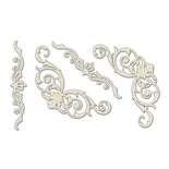 Набір чіпбордів Везеля 10x15см 672, колір молочний, ТМ Фабрика Декору