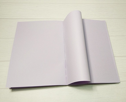 Блок для блокнота А5. Колір: бузковий, 80 аркушів, 90 г/м²