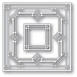 Ніж для вирубки від Poppystamps - Deco Victor Square