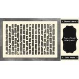 Чипборд Фабрика Декору - Цегла ики 1, колір чорний