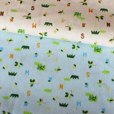 Бавовна, тваринний світ на білому фоні 50x40см