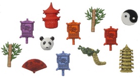 Набір декоративних ґудзиків Dress It Up - Asia