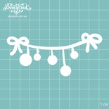 Чипборд від Вензелик - гірлянда 03, розмір: 96x44 мм