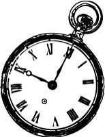 Акриловий штамп "Годинник"
