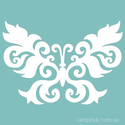 Чипборд від Вензелик - Метелик 0 5, 41x59 мм, розмір: 41x59 мм