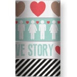 Бумажный скотч Teresa Collins - Save the Date - Decorative Tape, 4 штуки