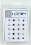 Набор брадс от American Crafts - Mini Jewel Brads Elegants