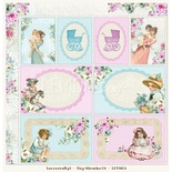 Бумага для скрапбукинга LemonCraft - Tiny Miracles - 06, двусторонняя, 30х30 см, 1 лист
