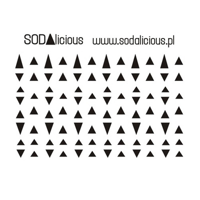 Трафарет SODAlicious - triangles