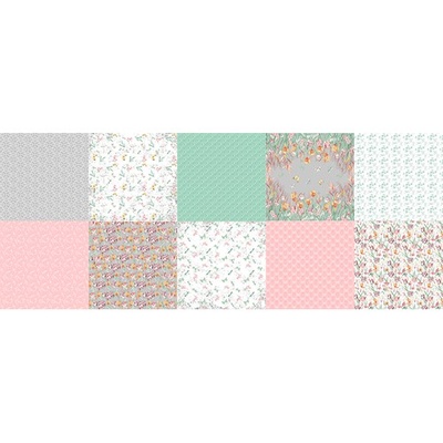 Набір скрап-паперу Scent of of spring, 20x20см, ТМ Фабрика Декору