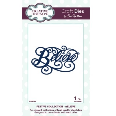 Ніж для вирубки Sue Wilson - Festive Collection - Believe