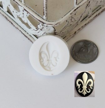 Силіконова форма (молд) - Камея, розмір: 25x18 мм