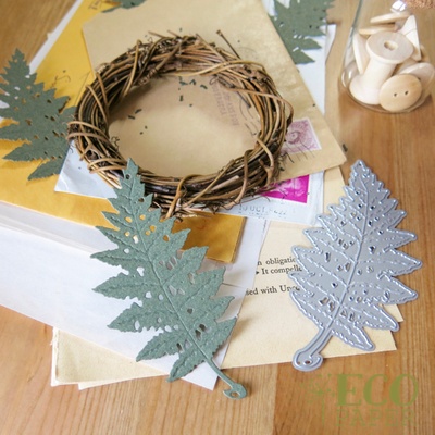 Нож для вырубки от EcoPaper - Папоротник, 50x100мм