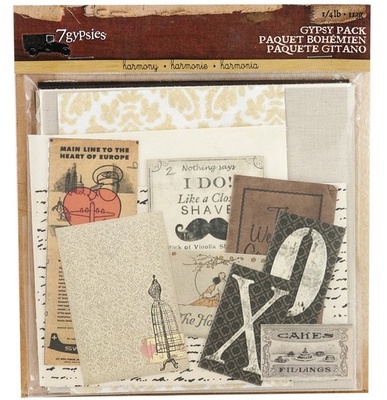 Набір паперових прикрас 7 Gypsies - Harmony - Gypsy Pack