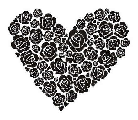 Акриловий штамп SV010 Серце, розмір 5,9х5см