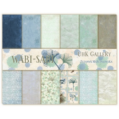 Набор двусторонней скрапбумаги UHK Gallery - Wabi-Sabi, 30х30 см