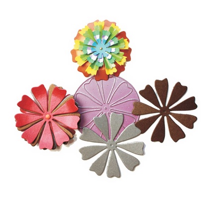 Ніж для вирубки Stacker Flower 5 від Cheery Lynn Designs