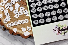 NEW. Ножи для вырубки Алфавит "печатная машинка" от AgiArt