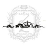 Акриловый штамп Lesia Zgharda StP023 Бордюр с розой ветров