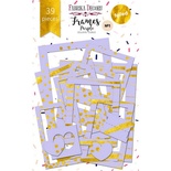 Набір рамок з фольгуванням №1 Purple 39шт., ТМ Фабрика Декору