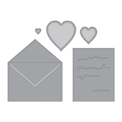 Нож для вырубки от Spellbinders - Love Letter