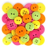 Набор декоративных пуговиц Dress It Up - Tropical Escape