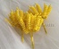 Гілочки-спіральки, колір жовтий, пучок з 12 штук