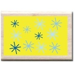 Гумовий штамп Studio G - Сніжинки, 5.5x3.5см, дерев’яний блок