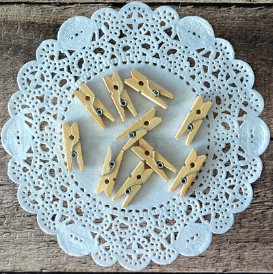 Прищепки деревянные от Hobby&You "Натуральные", 2,5 см, 10 шт