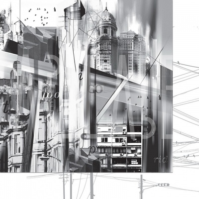 Бумага для скрапбукинга  от Артелье - Мегаполис, 30,5х30,5 см